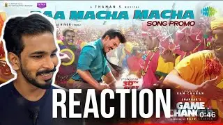 Raa Macha Macha - Song Promo REACTION | Game Changer (Tamil) | Ram Charan | Shankar |Thaman S Nakash