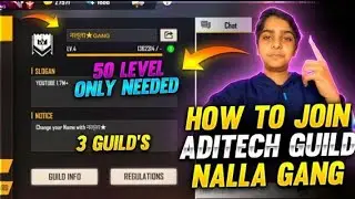 How To Join Aditech Guild - anna gaming Full Information By anna Adi -Garena  Free Fire🔥😱
