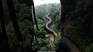 classified footage creatures pt1 #shorts #giants #amazonas #wormszone #ai #ki