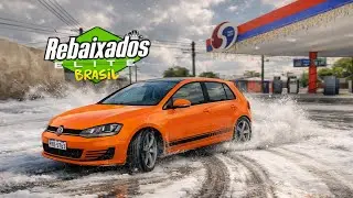 REBAIXADOS ELITE BRASIL FIZ DRIFT COM O GOLF GTI NA NEVE 