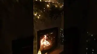 Warm fireplace sounds creating a calm and cozy atmosphere.