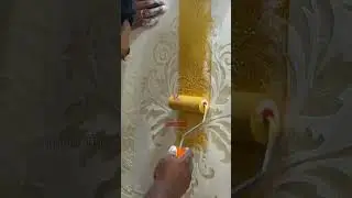 LUXURIOUS WALL TEXTURE NEW DESIGN WALL PAINT STENCIL DESIGN