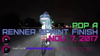 GROUP RIDE (short/music/power) - Pop A Renner Finish - 11/07/2017 in 4K