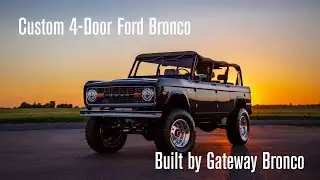 Custom 4-Door Ford Bronco with a Supercharger - Built by Gateway Bronco