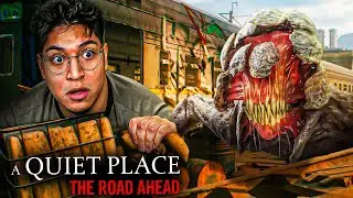 I'M NEVER PLAYING A SCARY GAME EVER AGAIN!! (Quiet Place: The Road Ahead)
