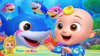 Baby Shark Dance 🦈🎶 | Fun Animal Songs for Kids & Nursery Rhymes | ToonJoy Kids