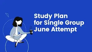 CMA Inter Single Group Study Plan