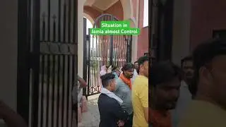 Situation In Jamia Violence Jamia millia islamia University Jamia Campus #jamian