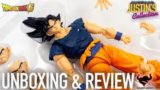 Goku Ultra Instinct Sign Dragon Ball Super S.H.Figuarts Unboxing & Review