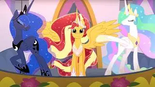 E SE... SUNSET SHIMMER NUNCA TIVESSE IDO EMBORA E SE TORNASSE A PRINCESA DA AMIZADE??