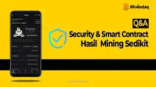 QNA Bitnasdaq Security Smart Contract & Hasil Mining Sedikit
