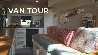 DIY LUXURY VAN TOUR - LDV Deliver 9 with hidden shower + beautiful design/ Tiny home on wheels