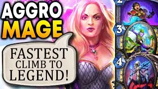 Speedrun to Legend! Fastest Games, Highest Win-rate! Aggro Mage!