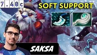 Saksa Tusk Soft Support - Dota 2 Patch 7.40c pro Player Full Gameplay