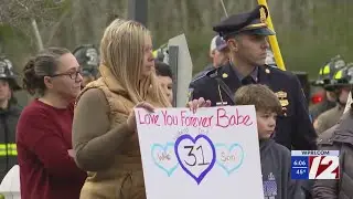 70-mile procession brings fallen Uxbridge police officer home