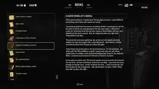 BOOKS: Augustin Tonnelliay's journal (Witcher 3 In-Game Lore Read Aloud)