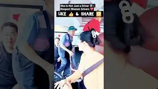 She Is Not Just a Driver 🚍 | Respect Women Drivers ❤️#Shorts #YouTubeShorts #ViralVideo#LadyDriver