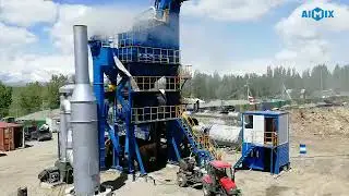 Aimix ALQ Asphalt Mixing Plant Running Test Video 01