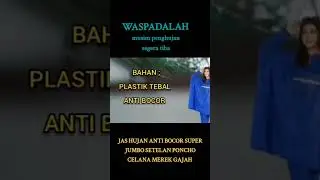 jas hujan merk gajah, rekomendasi jas hujan berkualitas