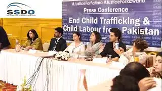 Sarah Ahmad addressing Press Conference to demand Justice for Fatima & Rizwana