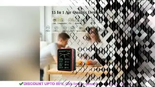 Smart Life 15 in 1 Air Quality Monitor Tuya WiFi PM2.5 Detector CO2 CO TVOC HCHO PM AQI