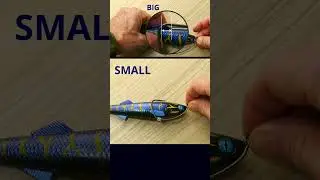 Offset hook size. Fishing tip №15 #shorts