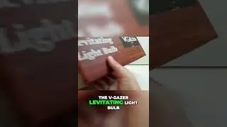 VGAzer Magnetic Levitating Floating Wireless LED Light Bulb Desk Lamp for Unique Gifts