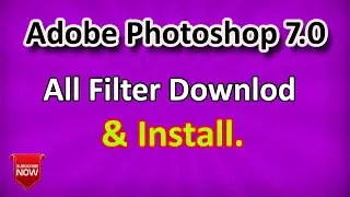 How to Download and install Filter and Plugin in Photoshop 7.0
