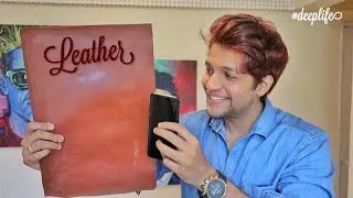 DIY LEATHER Phone CASE !
