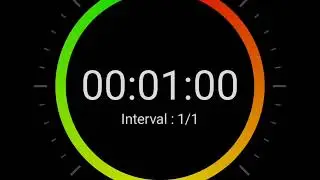 One min Flip clock animation timer & alarm, digital stop watch,online countdown timer clock.