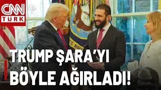 ABD'de Tarihi Anlar! Trump Suriye Cumhurbaşkanı Şara'yı Ağırladı!