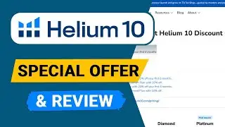 Обзор Helium 10 2025 &mdash; купон Helium 10 🔥Большая скидка | Распродажа в Чёрную пятницу