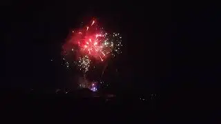 2025-2026 fireworks timelapse, from just South of Copenhagen 