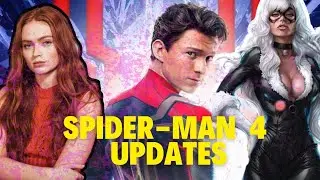 SADIE SINK as BLACK CAT ? SPIDER-MAN 4 UPDATES #marvel #spiderman #update #tomholland