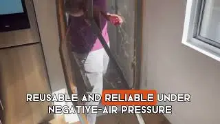 RE-U-ZIP&reg; MAGNETIC ENTRY STRIP | Dust Containment Evolved&trade; | Magnetic Double Flap Door Setup Demo