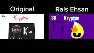 Periodic Table Song Original VS Rais Ehsan