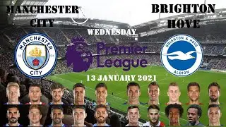 Manchester City vs Brighton Hove - Premier League (13 January 2021) - FIFA 21 analysis