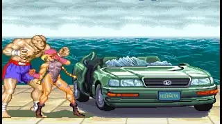 Super street fighter 2 Bonus stage (car) - Cammy