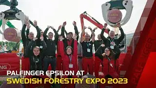 PALFINGER EPSILON at the trade fair premiere Swedish Forestry Expo 2023