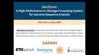 Modern SSDs - Lecture 5: GenStore: In-Storage Processing System for Genome Analysis (Spring 2024)