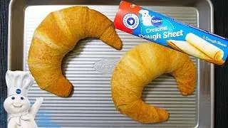 Pillsbury Crescent Dough Sheet (learn How to make big Crescent rolls)