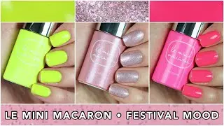Коллекция Le Mini Macaron Festival Mood Summer 2020 || Живые образцы и обзор || карамеллограмма