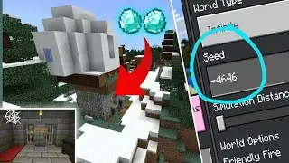 Minecraft Huge Village And Basement Igloo Seed