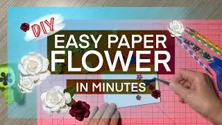 How to Make Beautiful Rosettes | Easy Paper Rose Tutorial 🌹