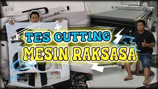 MESIN BARU!! Tes Cutting Mesin Raksasa RONIta Digital Printing