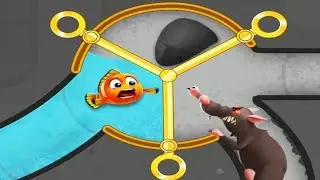 Save the fish pull the pin android/ios Gameplay Level 10-15 fishdom game video|#pullthepin #fishgame