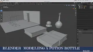 Blender Potion Bottle