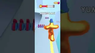 Blob runner 3d gameplay walkthrough level -105 | satisfying | Android/ios