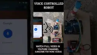 How to make Voice Controlled Robot using Arduino #arduinoproject #arduino