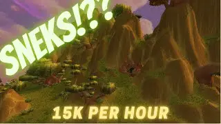A farm that the new AH didn't ruin???? Cobra Scales in Nagrand 15k per hour